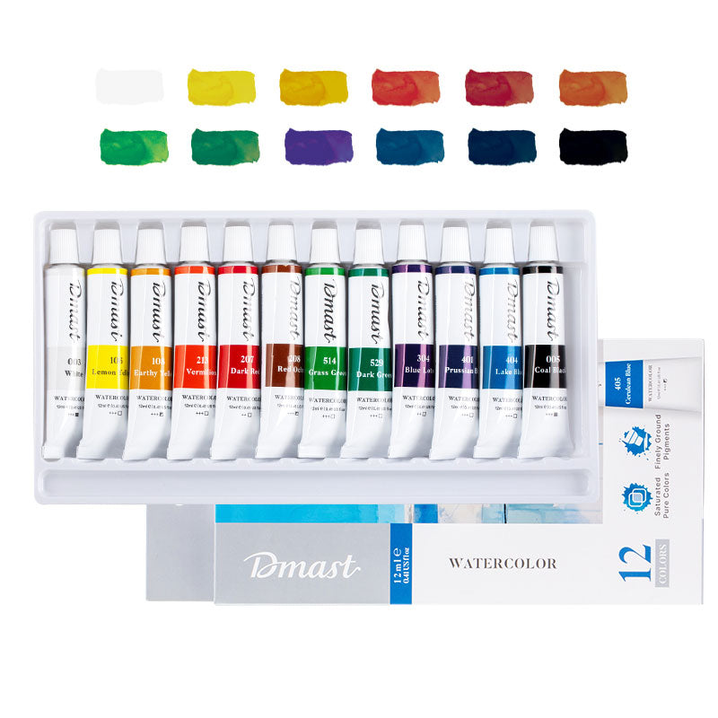 TEMPERA ACUARELA 12 CULORI 12 ML DMAST BY PEBEO TEMPERA ACUARELA 12 CULORI 12 ML DMAST BY PEBEO
